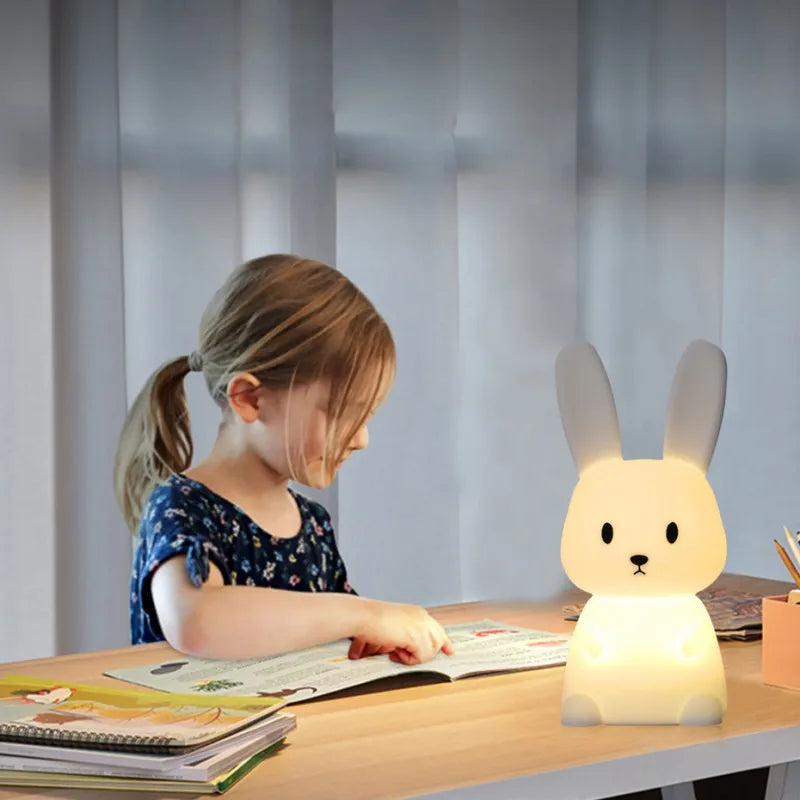 Silicone Rabbit Night Light