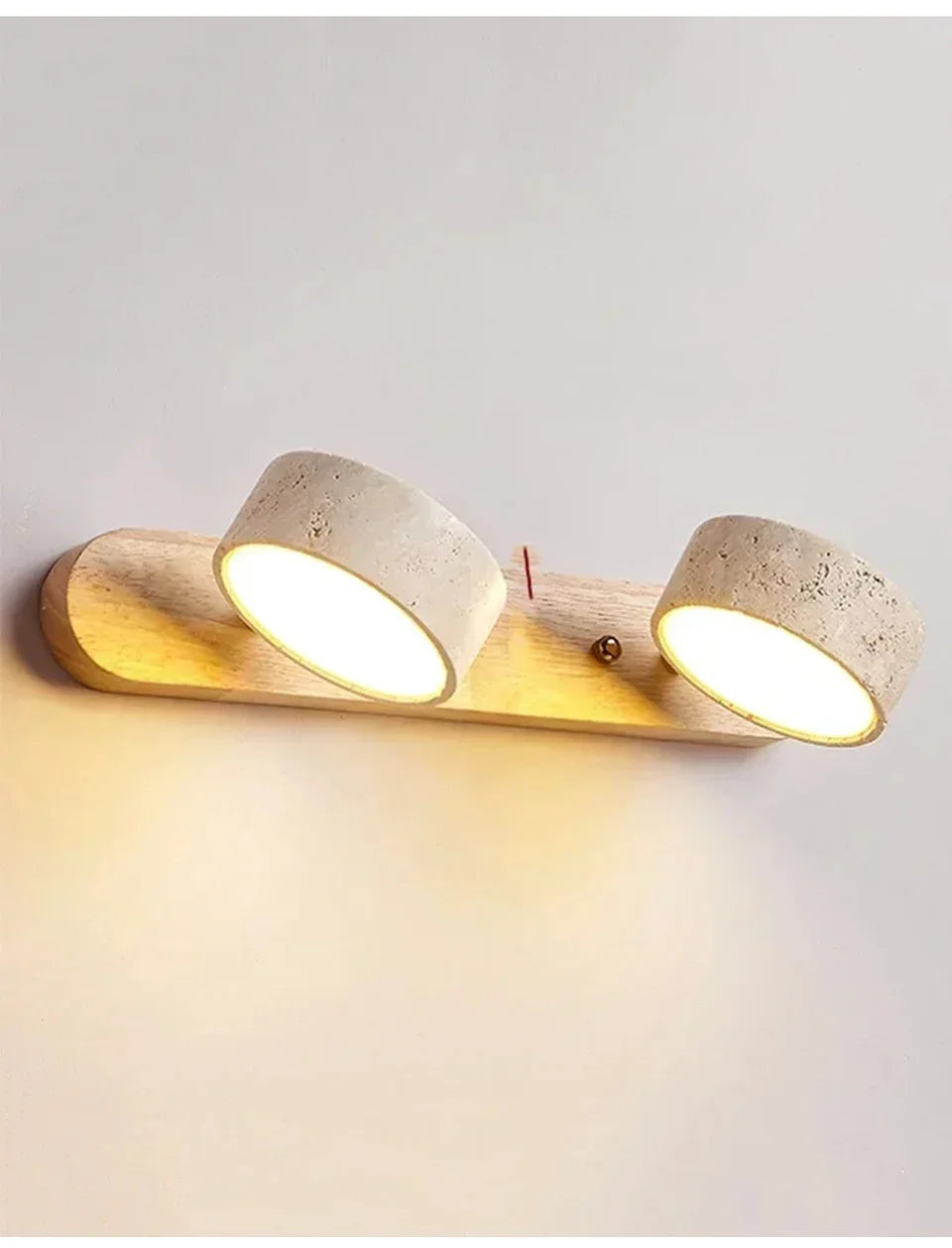 Travertine Stone Vanity Light