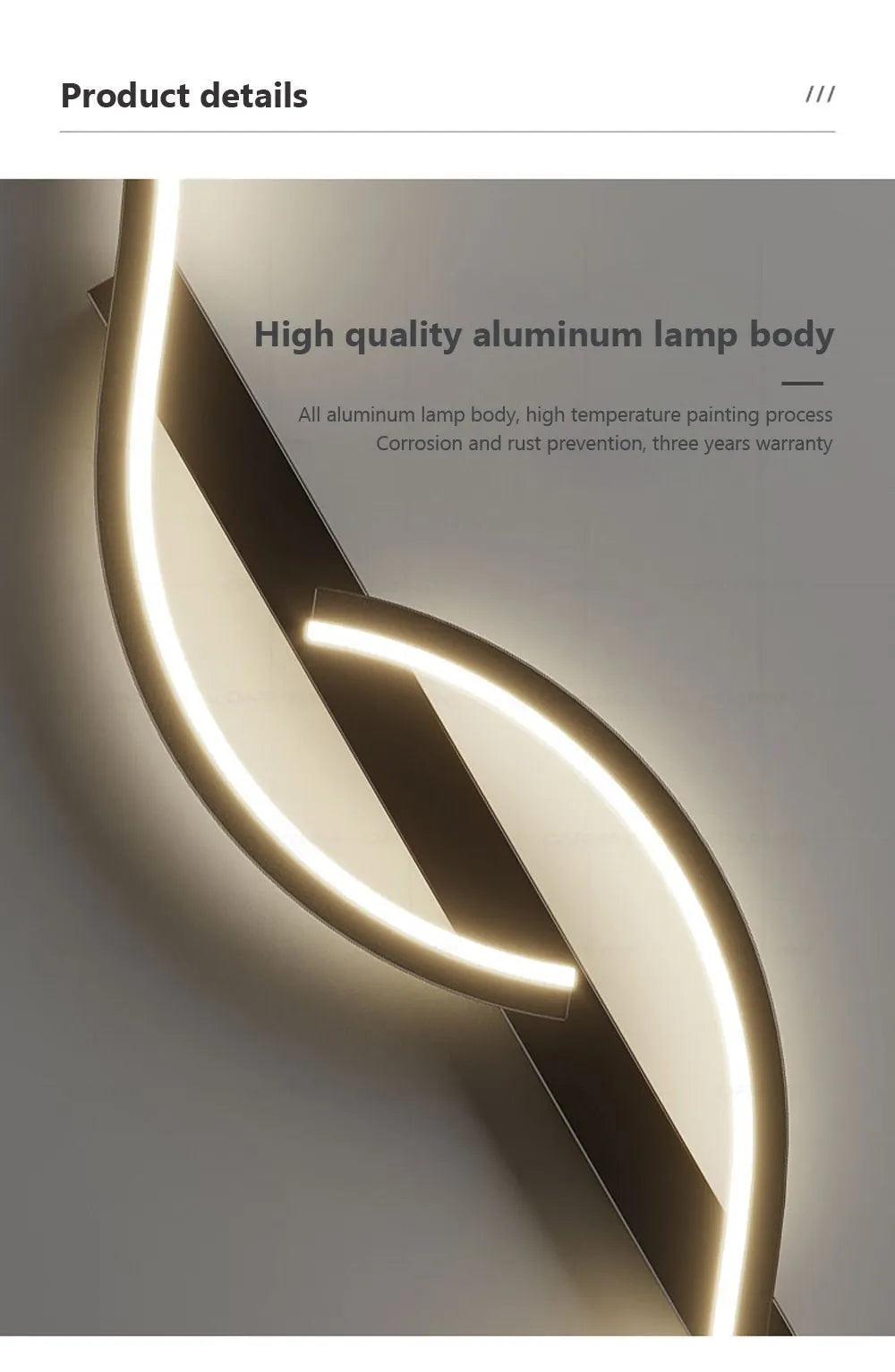 Minimalist Long Strip Wall Sconce