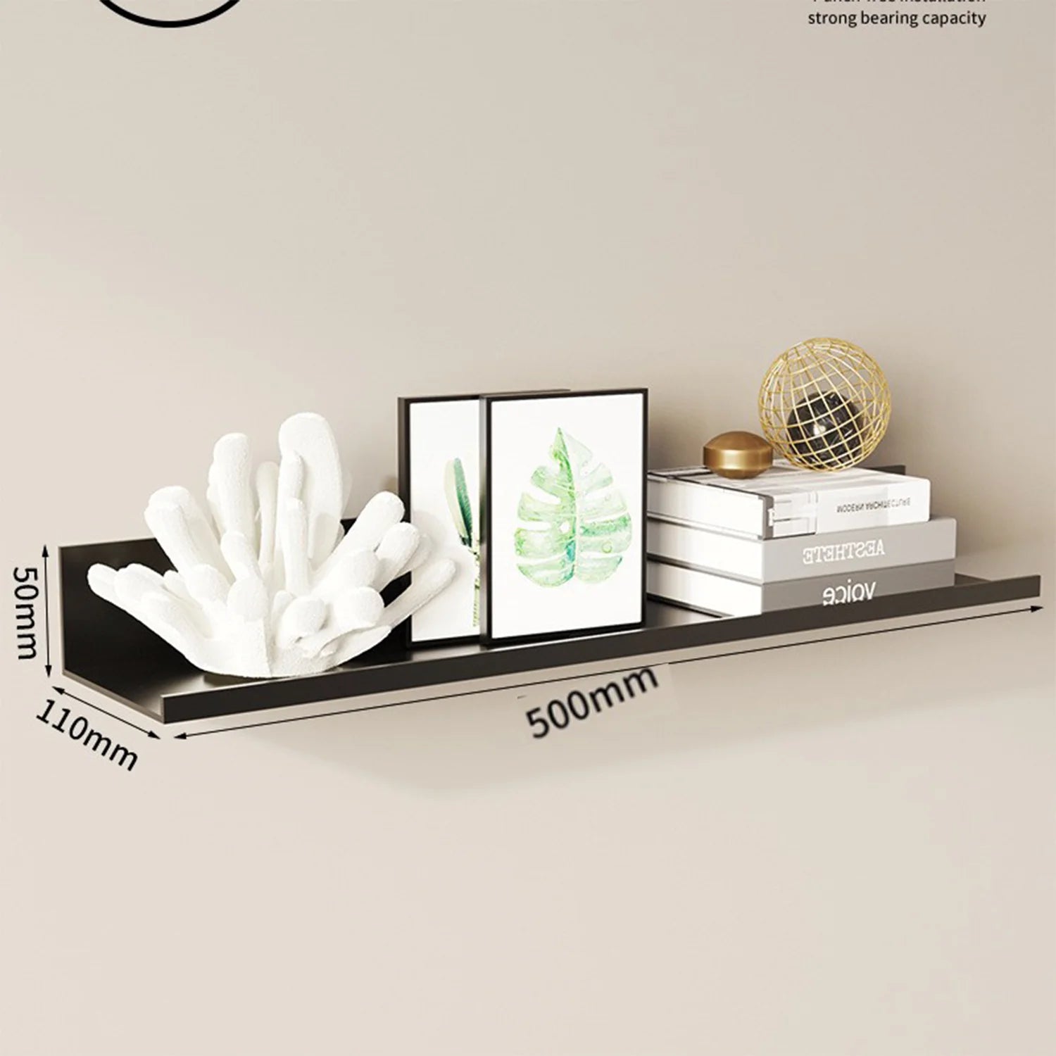 Metal Picture Ledge Wall Shelf