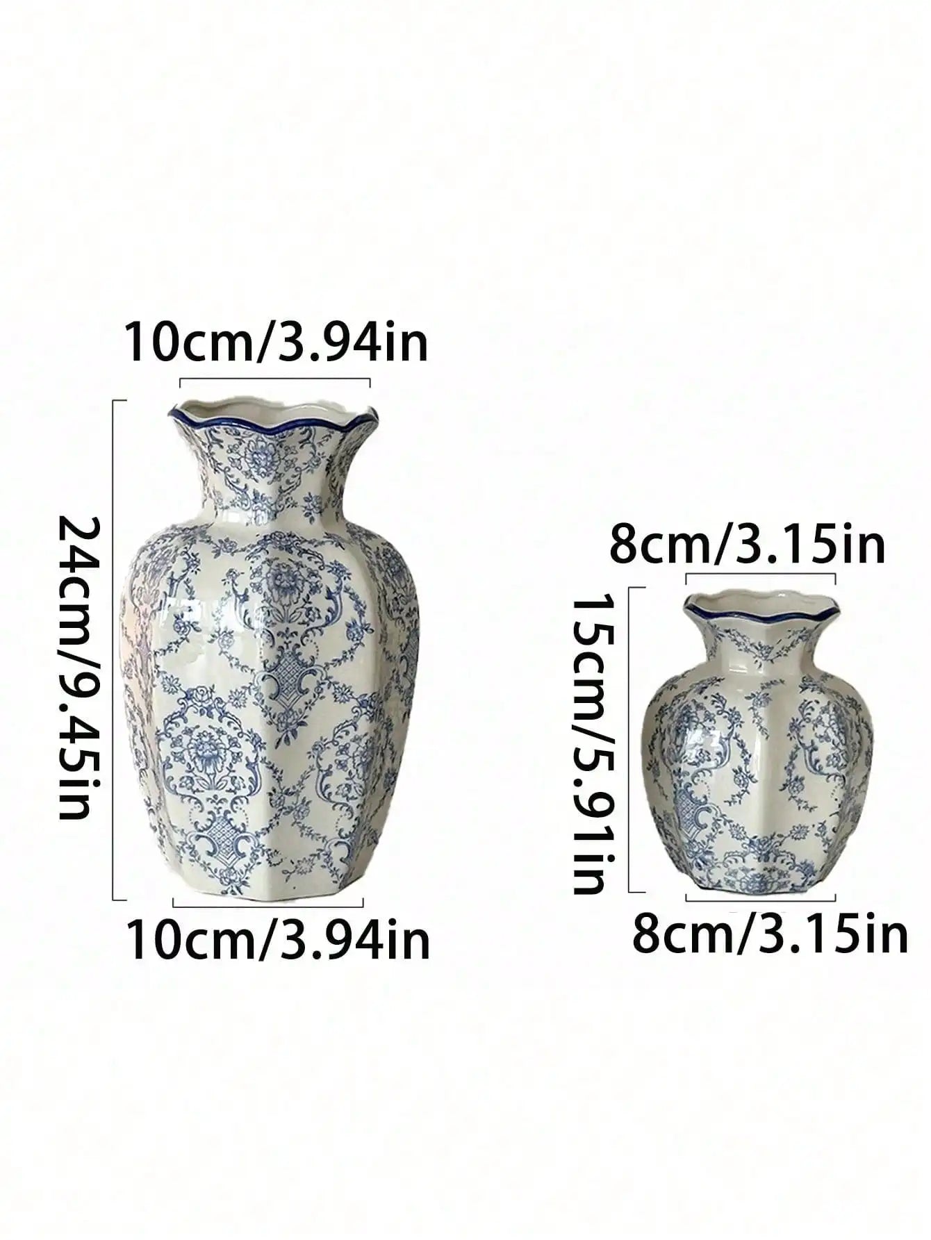 Chinese Blue and White Porcelain Vase
