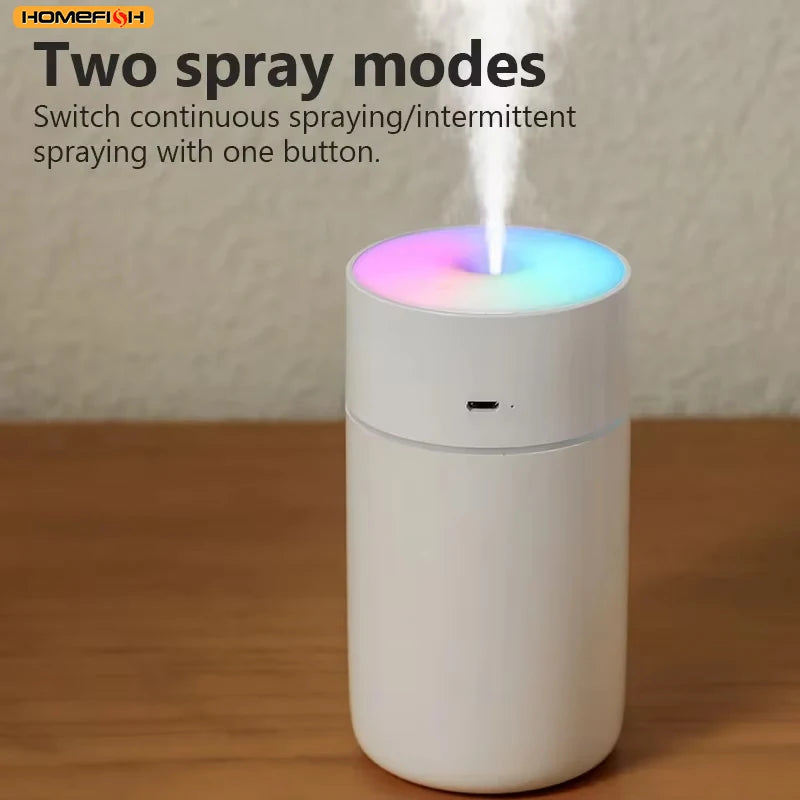 Colorful Portable Mini Air Humidifier USB Rechargeable Wireless