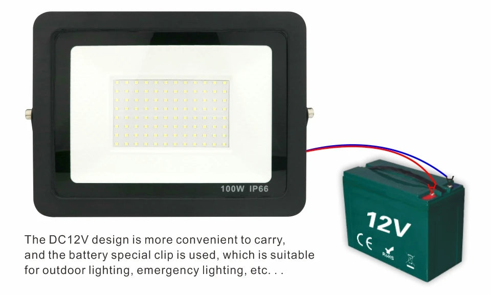 DC 12V Portable LED Flood Light