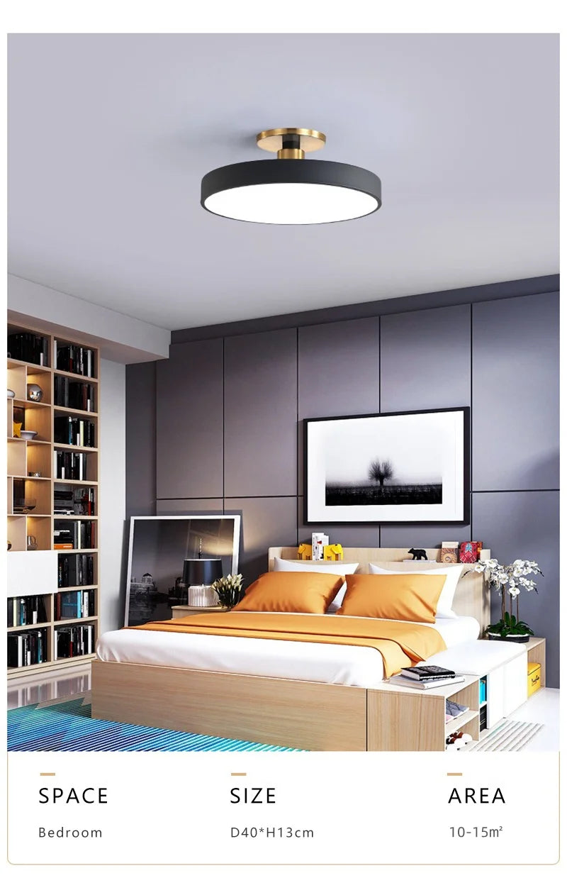 Macaron Round LED Ceiling Light