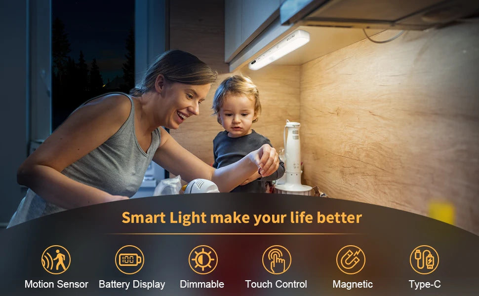 Motion Sensor Cabinet Light Bar