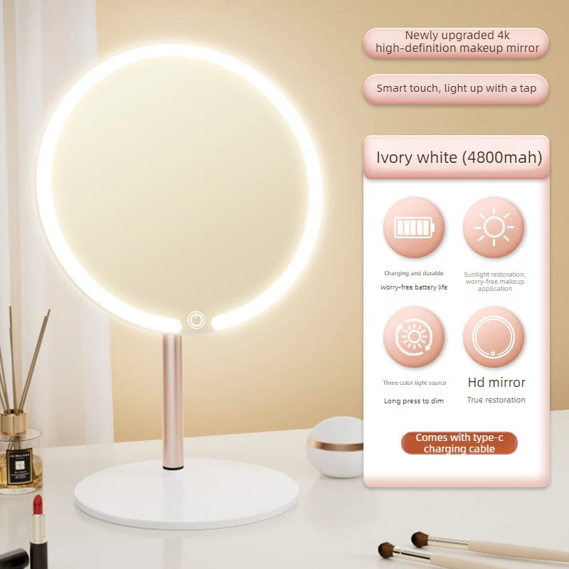 Round LED Makeup Vanity Mirror