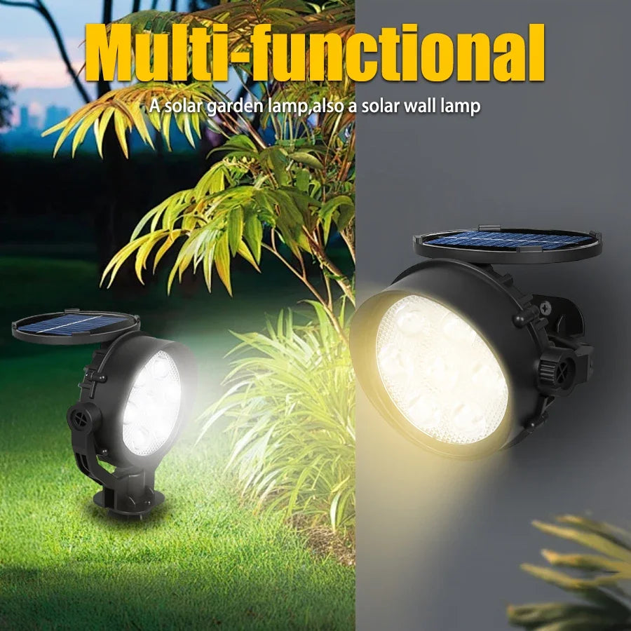 Adjustable Solar Landscape Spotlight