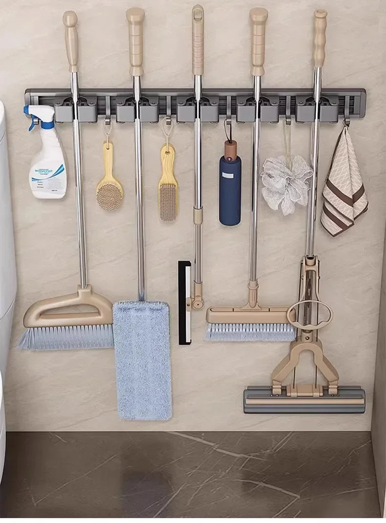 Wall Mounted Mop and Broom Holder