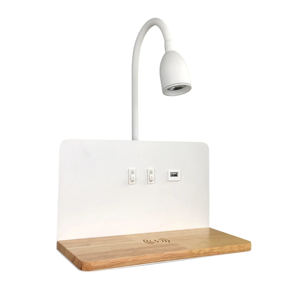 Wall Lamp With USB Charging