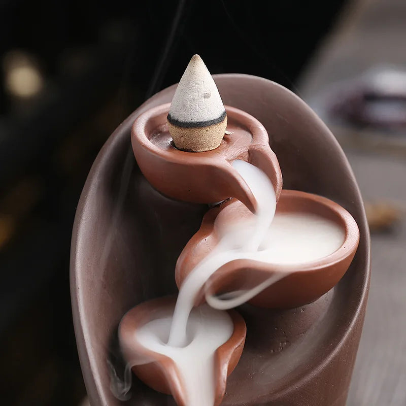 Handmade Torch Waterfall Incense Burner