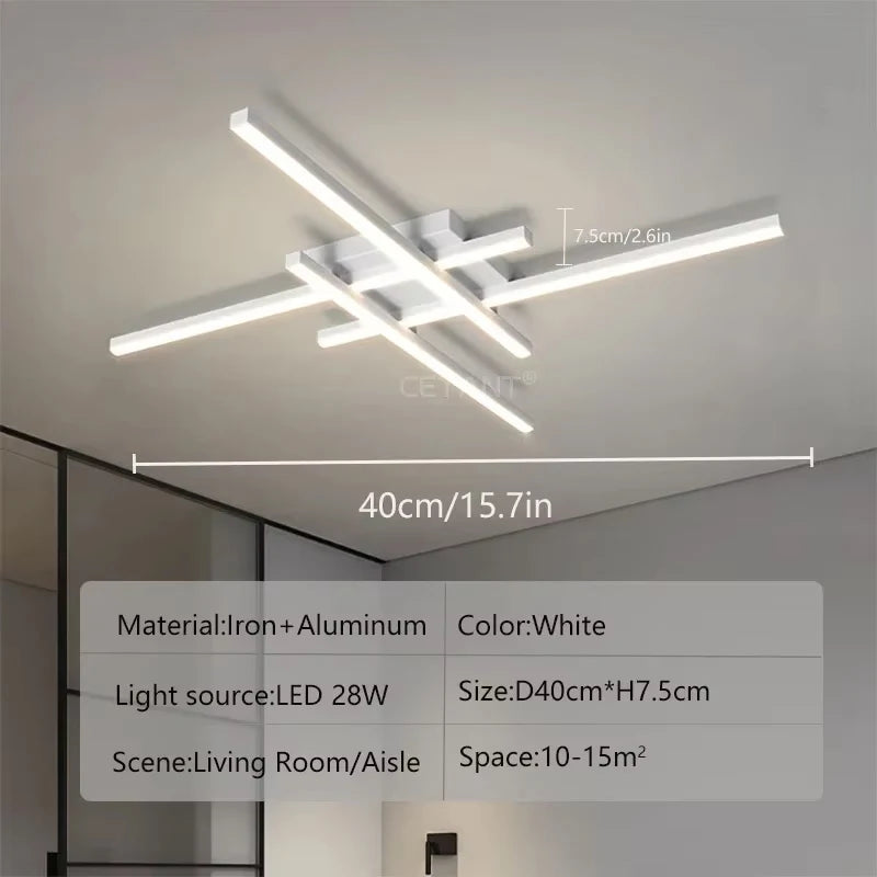 Minimalist Long Line Ceiling Light