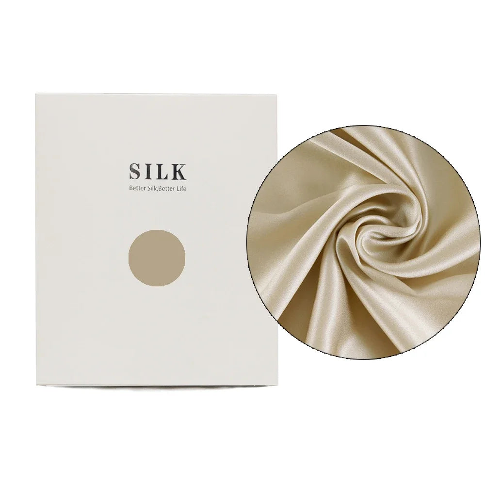100% Natural Mulberry Silk Pillowcase with Hidden Zipper Double Sided
