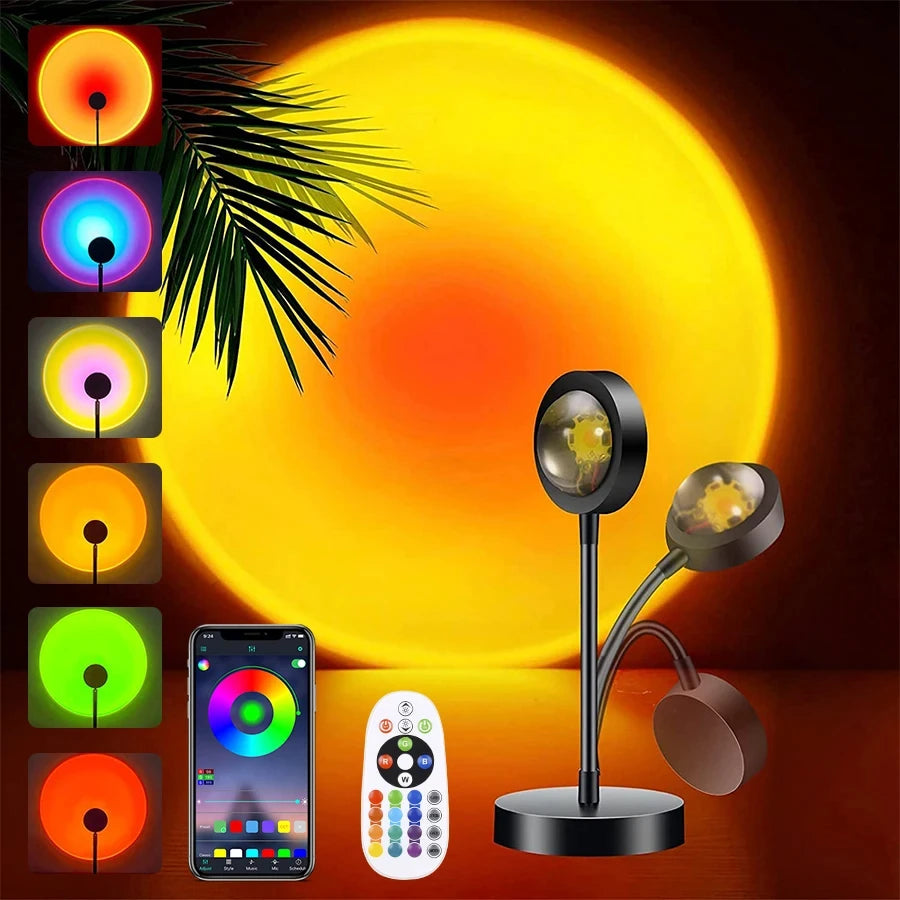 Sunset Bluetooth Rainbow Projector