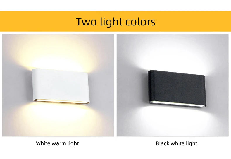 Waterproof Up Down Wall Lamp