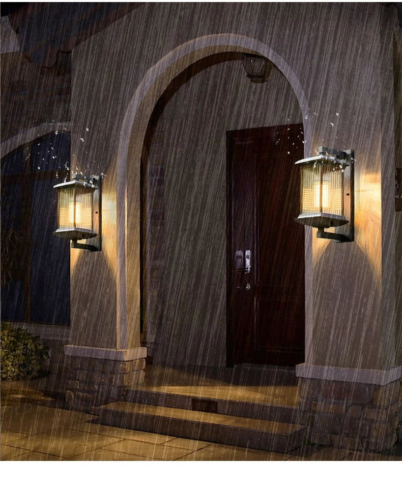 Metal Outdoor Wall Lantern