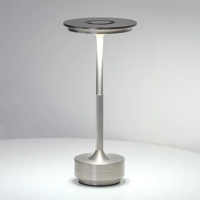 Aluminum Cordless Touch Table Lamp