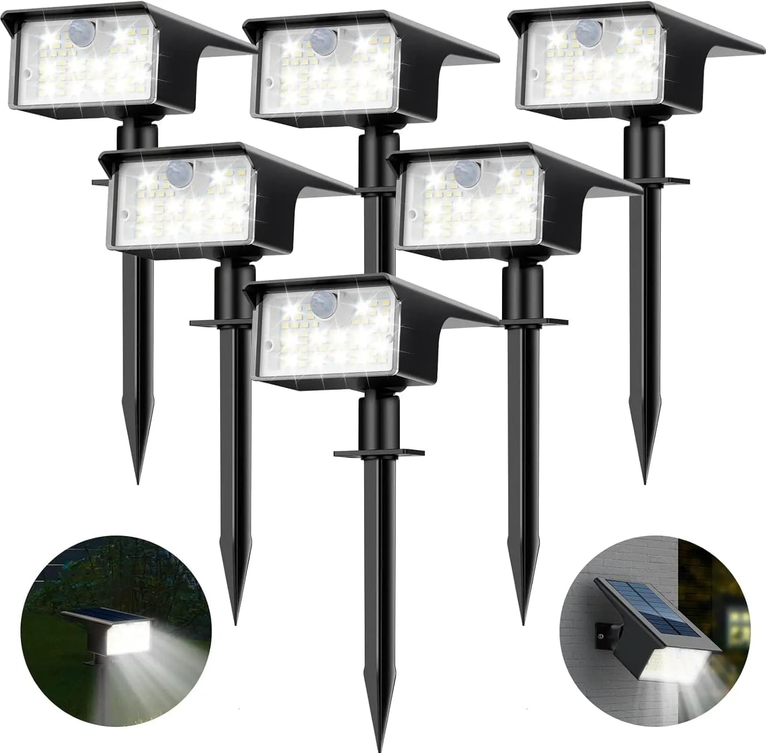 Motion Sensor Solar Spot Lights