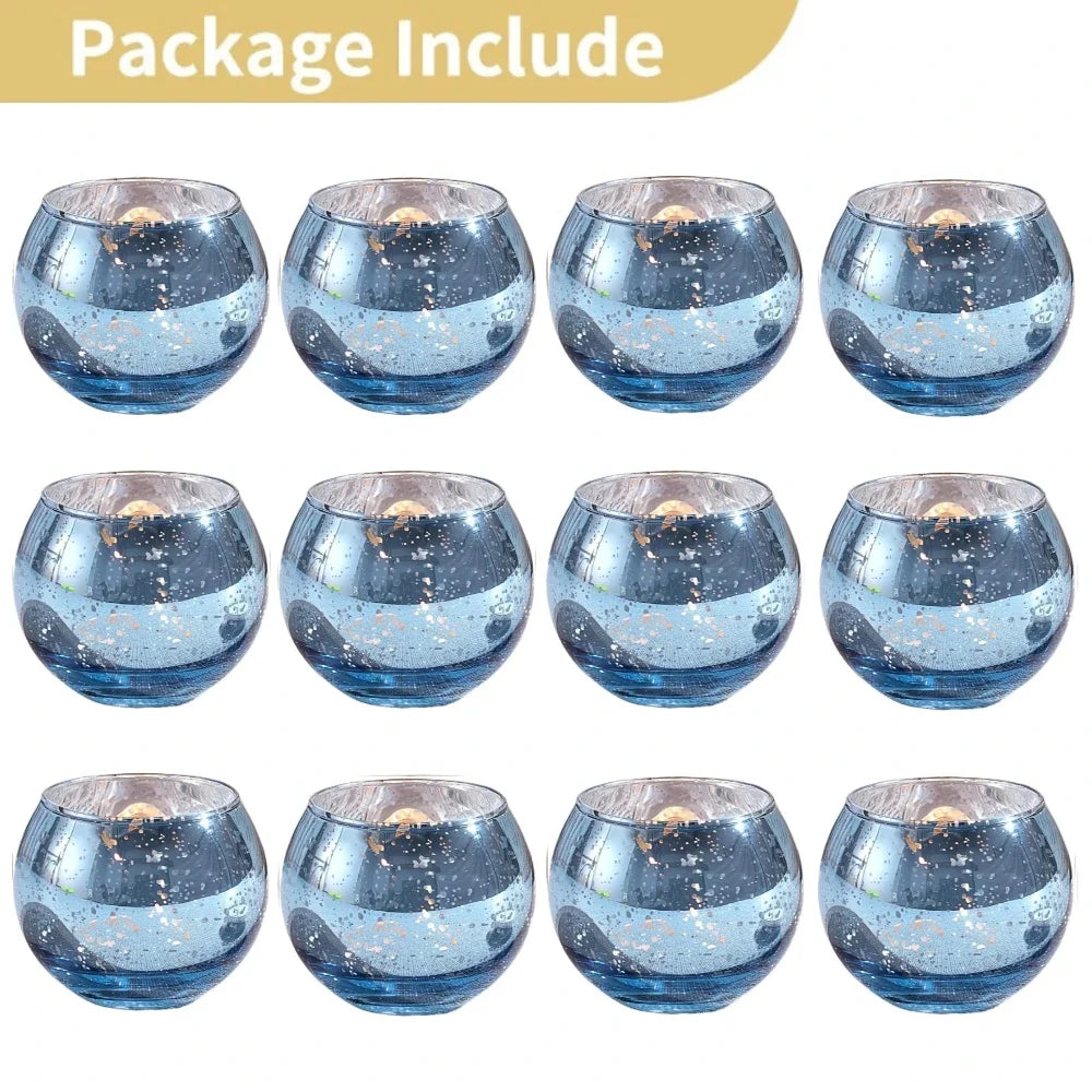 Mercury Glass Votive Candle Holders