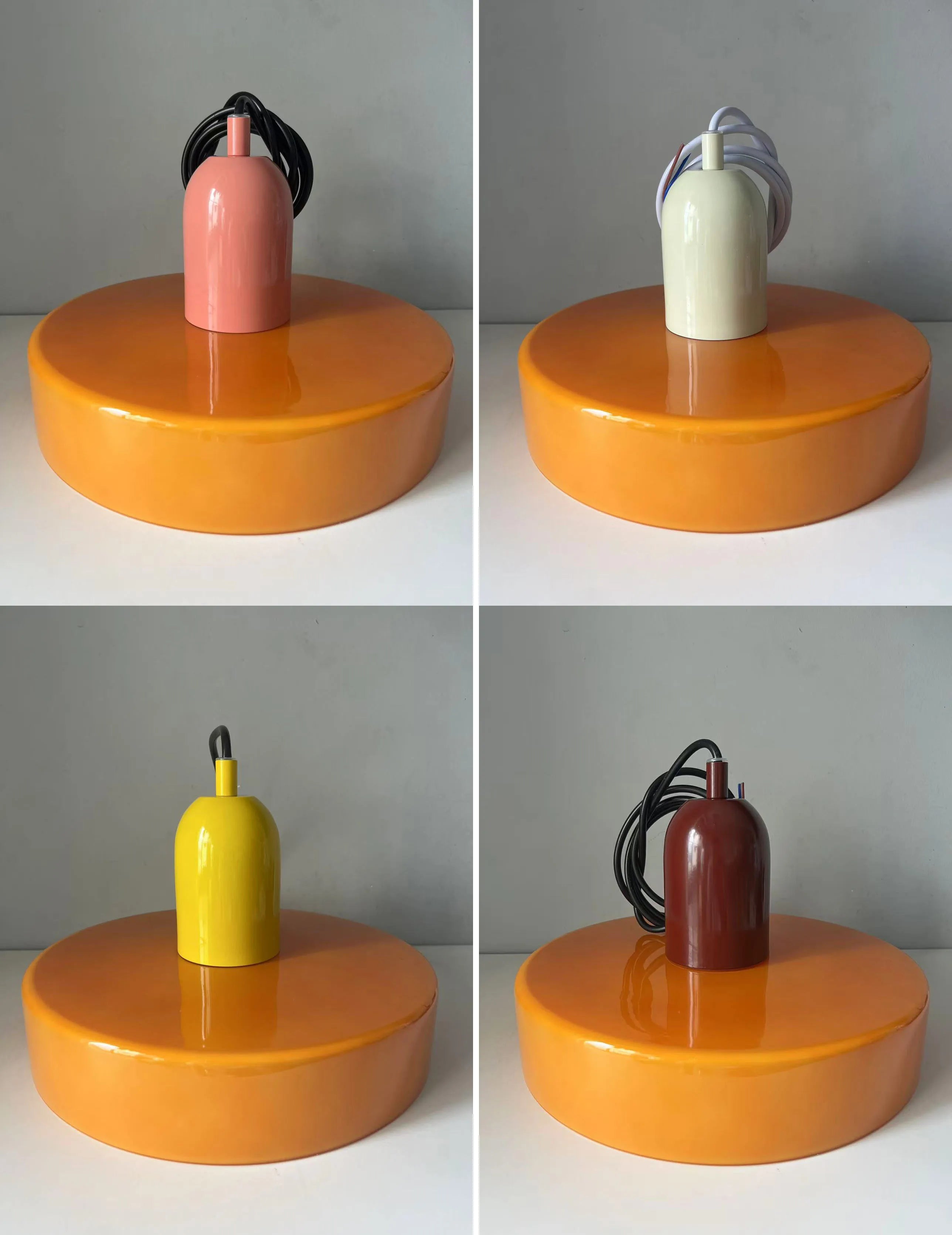 Nordic Retro Glass Pendant Light