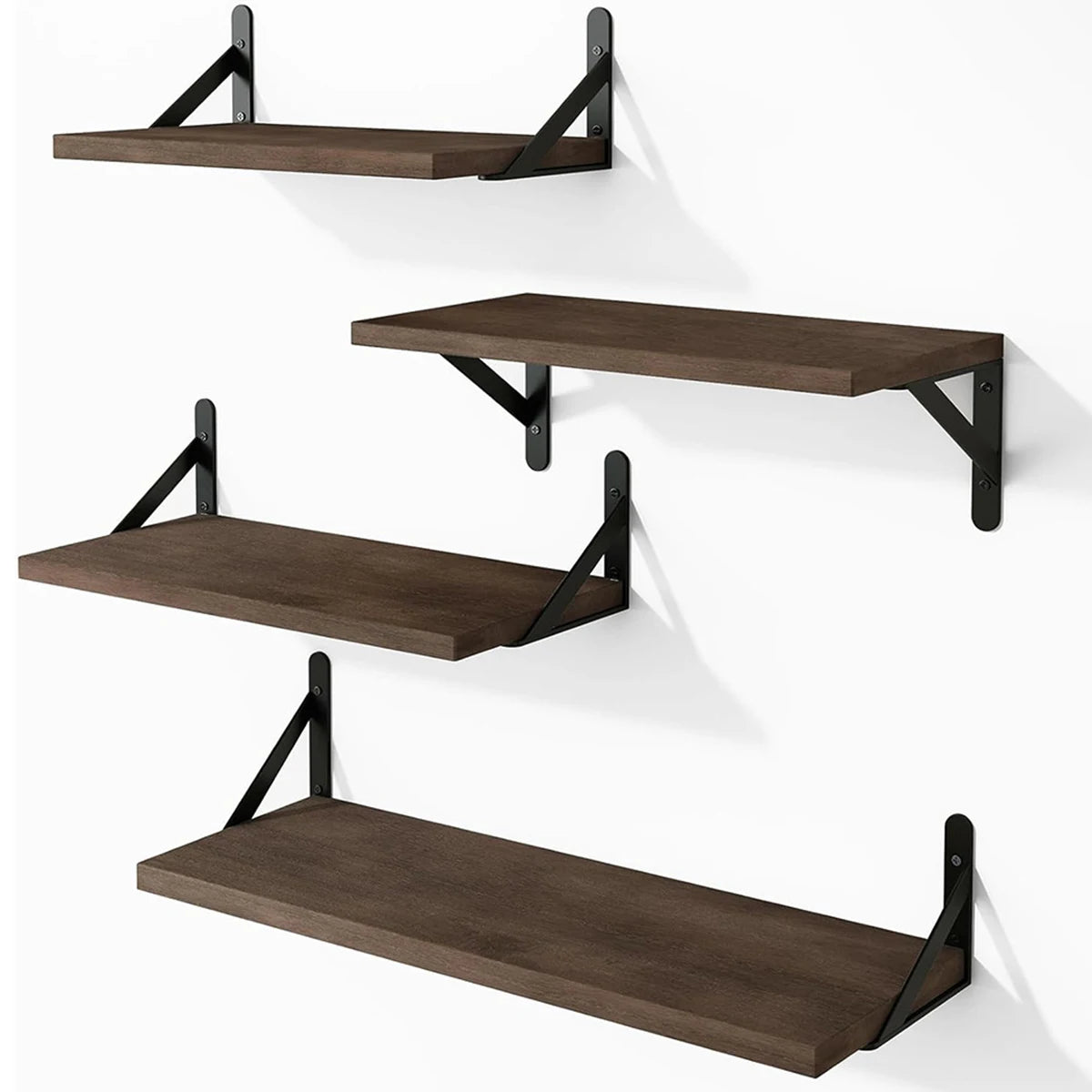 Wood Floating Wall Shelf Set