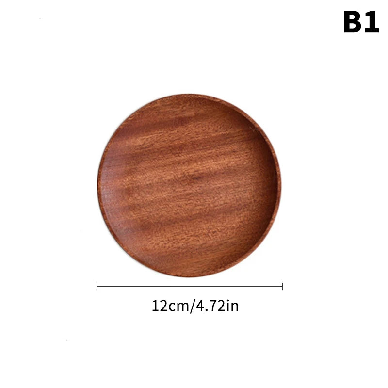 Wooden Serving Trays Oval Wood Tray Platters for Serving