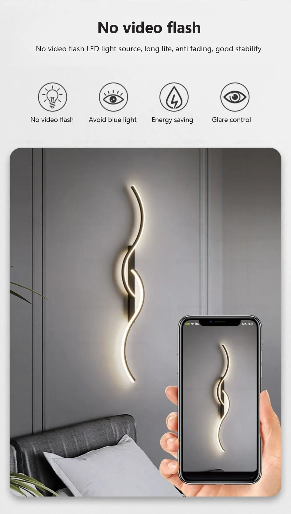 Minimalist Long Strip Wall Sconce