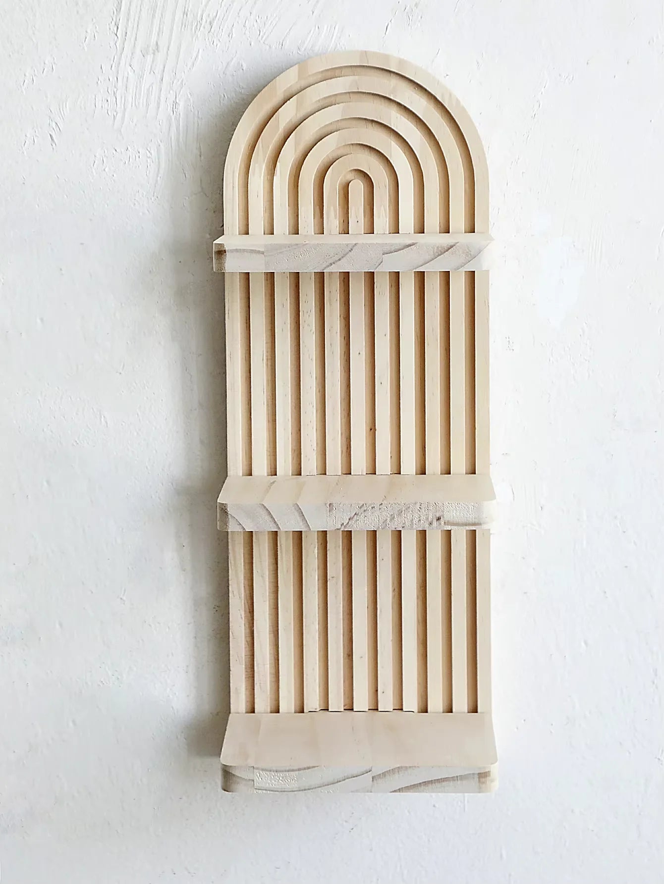Boho 3-Tier Arch Wall Shelf