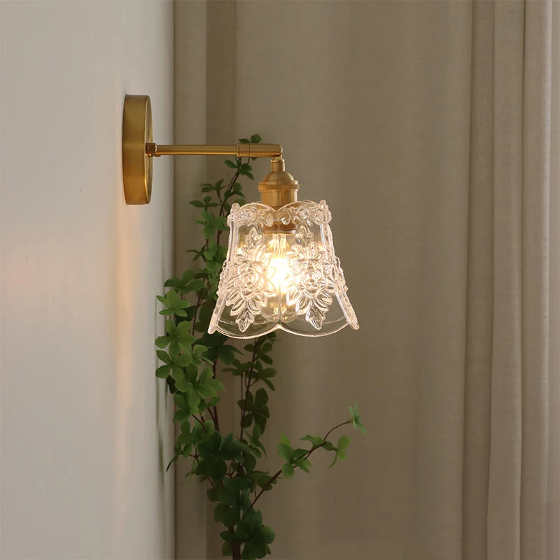 Nordic Flower Glass Pendant Light
