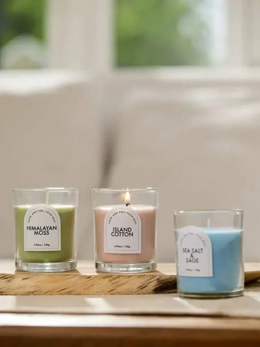 Long-Lasting Scented Aromatherapy Candles
