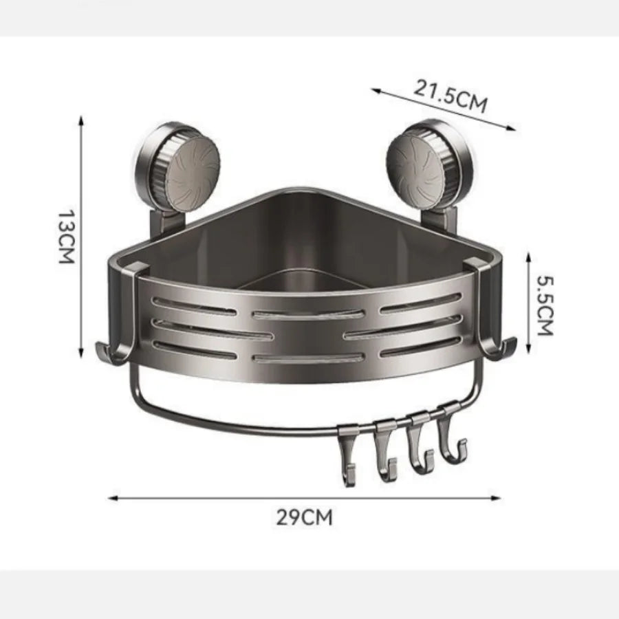 Suction Cup Corner Shower Basket
