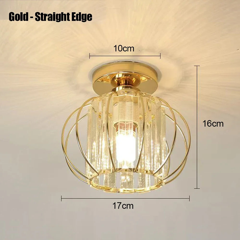 Novelty Glass Aisle Ceiling Light