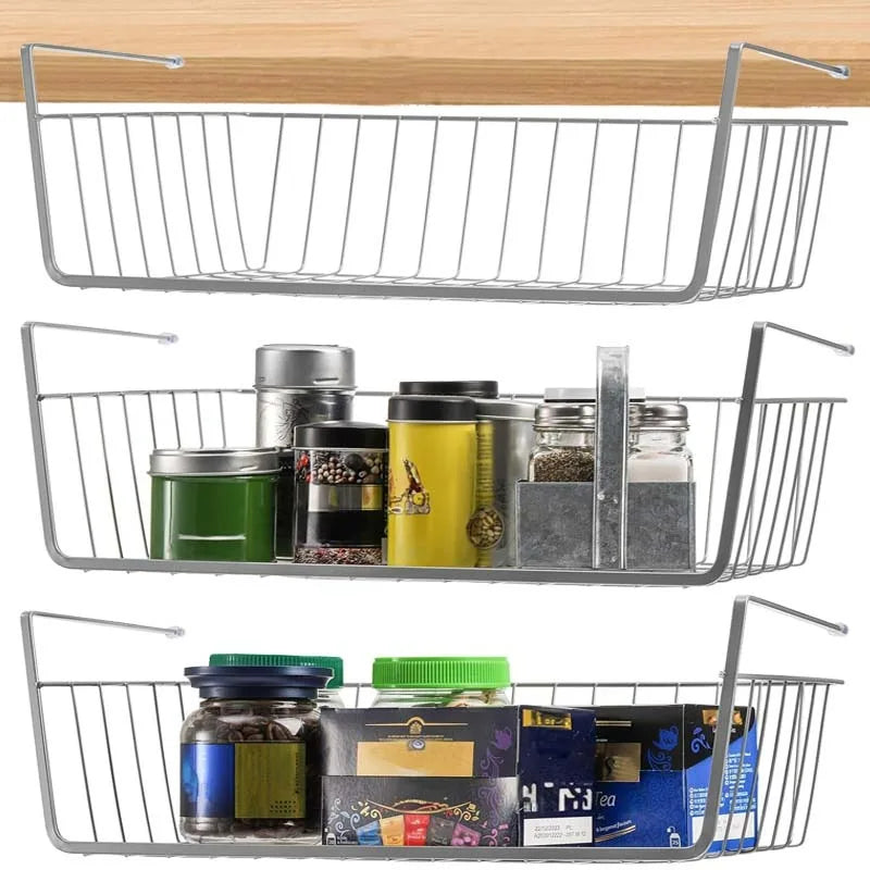 Under Shelf Hanging Wire Storage Basket