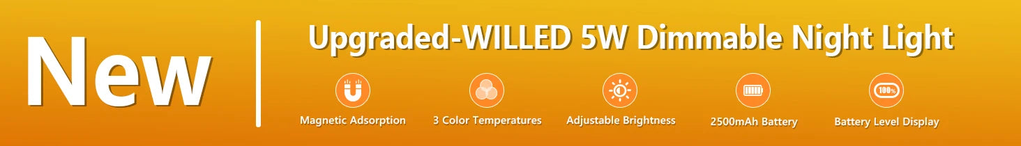 WILLED 5W Dimmable Makeup Light