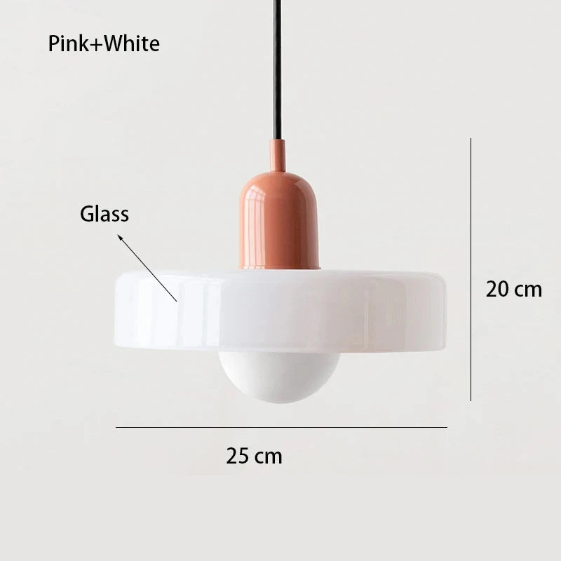 Nordic Glass Bauhaus Dining Room Chandelier Living Room Bedroom Bar