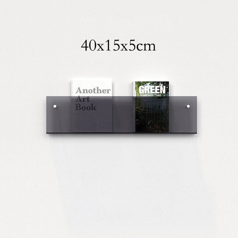 Acrylic Wall Magazine Rack