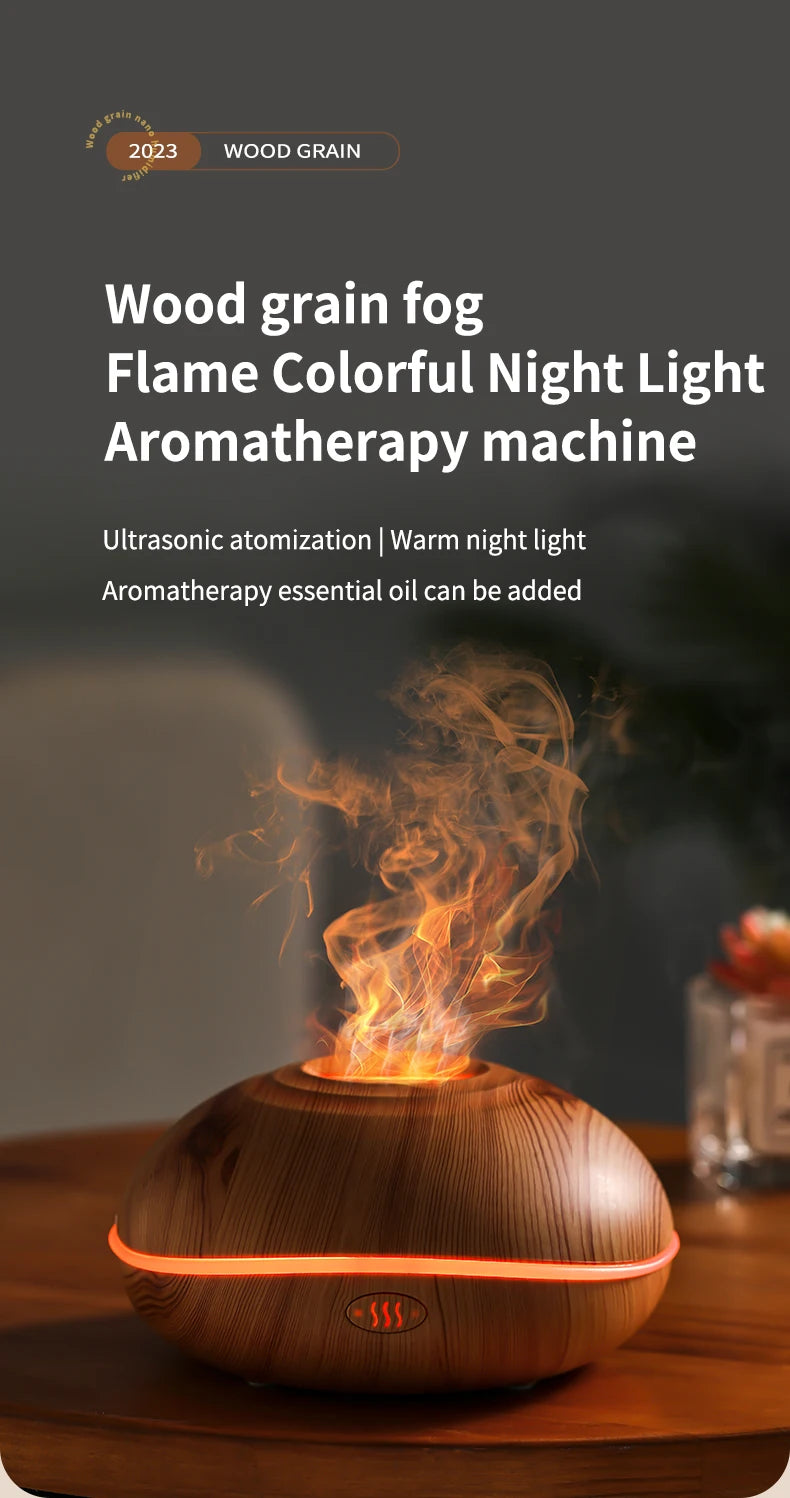 Aroma Humidifier flame Can Add Essential Oil Small AromaRelax Machine