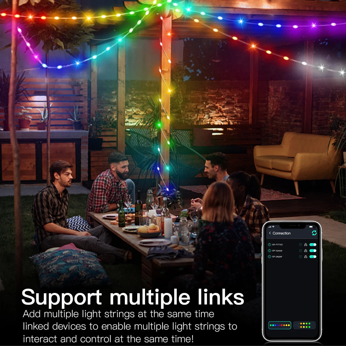 Bluetooth RGBIC Dreamcolor Fairy Lights