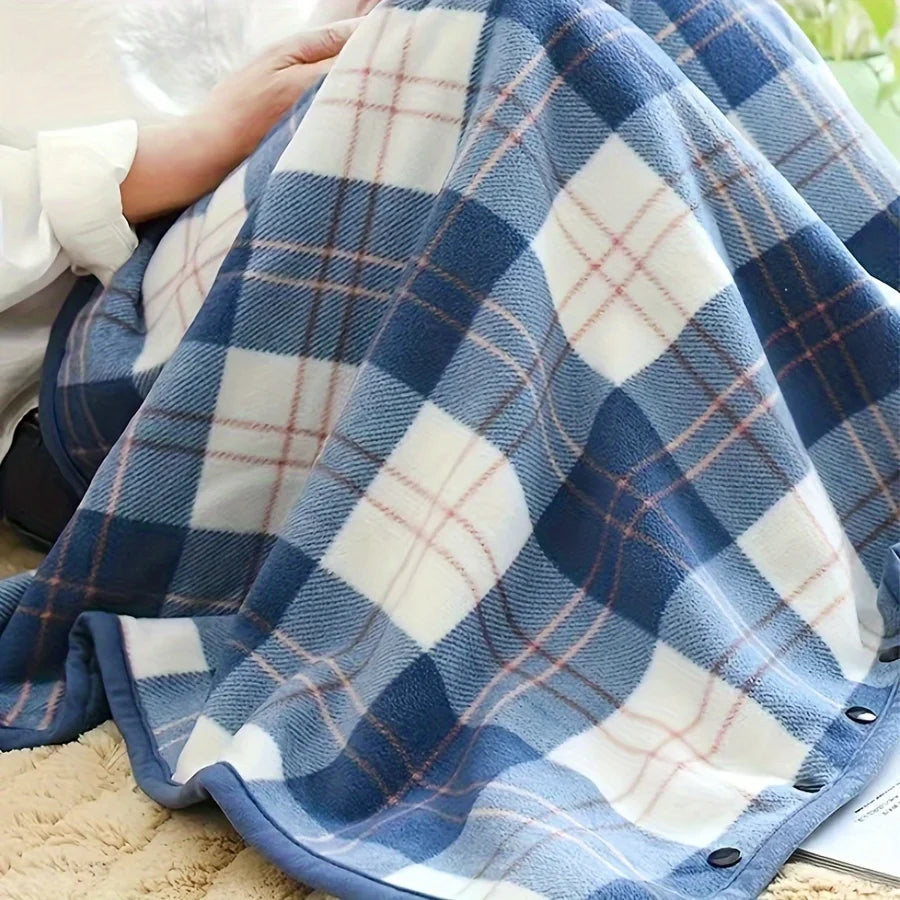 Wearable Flannel Shawl Blanket