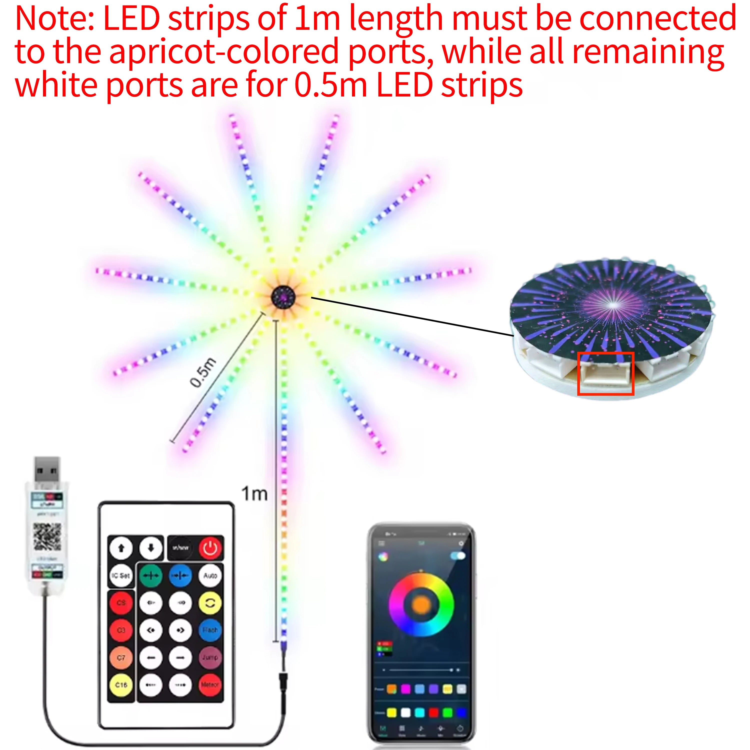 Firework Bluetooth LED Strip