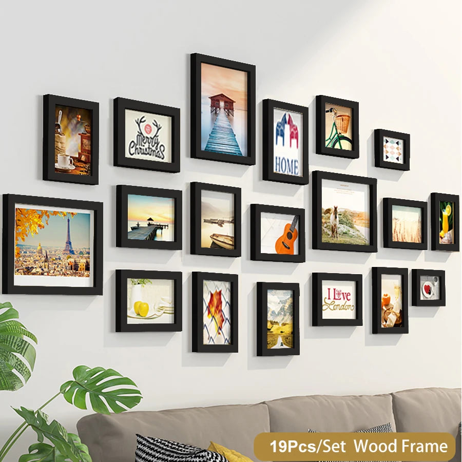 Wooden Photo Frame Set