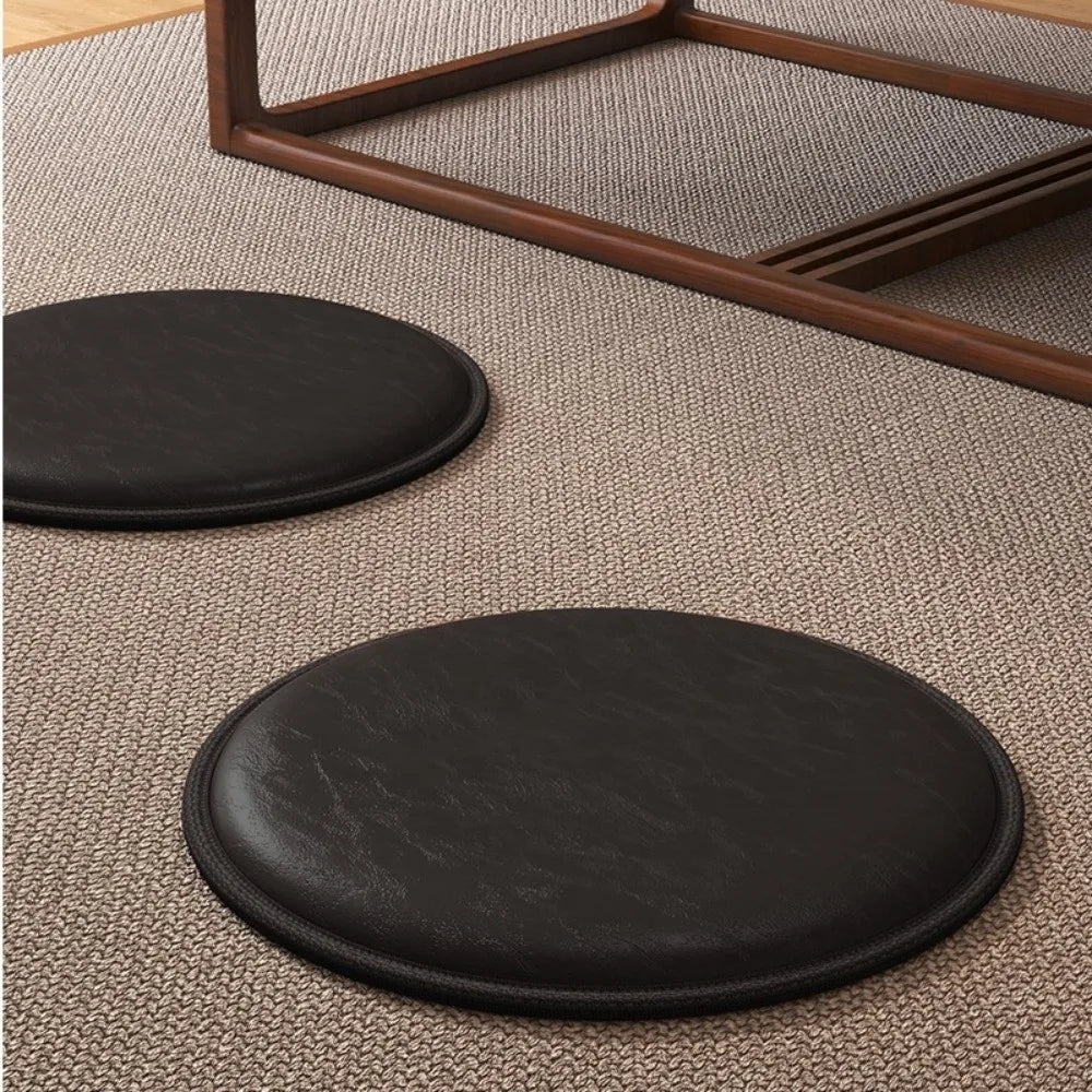 Round Waterproof Leather Seat Pad