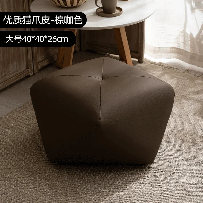 ottoman Modern Simplicity Low changing shoe pier stool Footrest Home Living Room Furniture Stools bedroom Ottomans chair Hallway