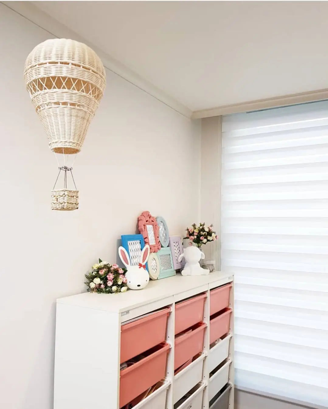 Rattan Hot Air Balloon Decor Hand-woven Wall Hanging Decor