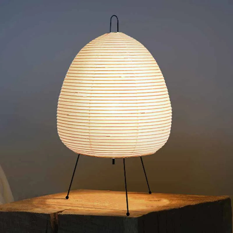Japanese Paper Tripod Table Lamp