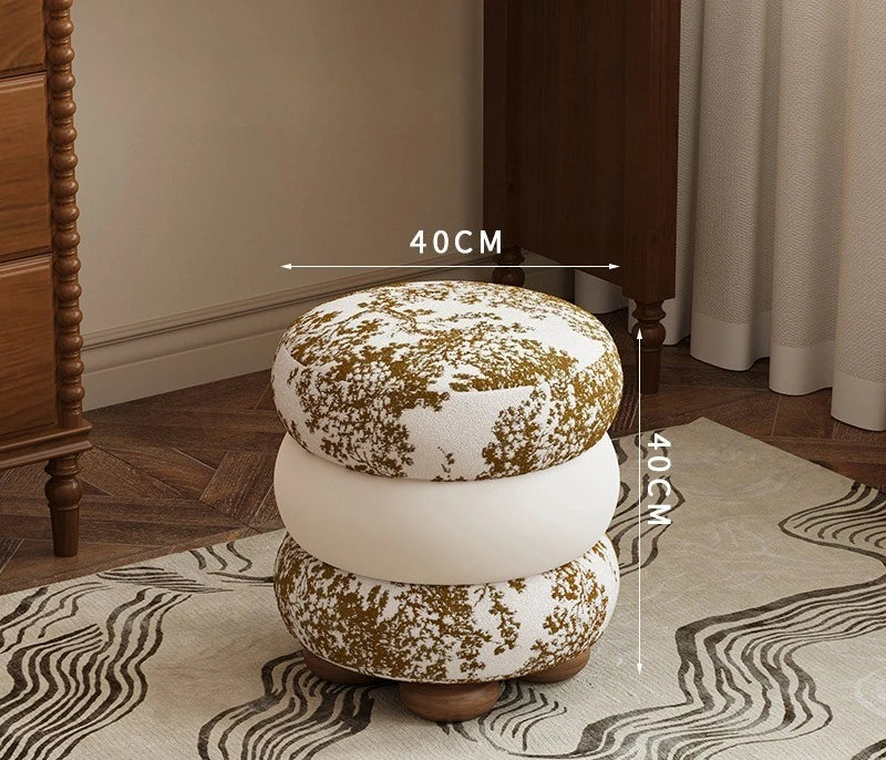 Light Luxury Round Dressing Stool