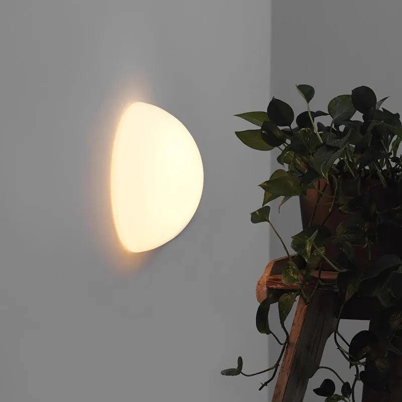 Glass Globe Wall Lamp