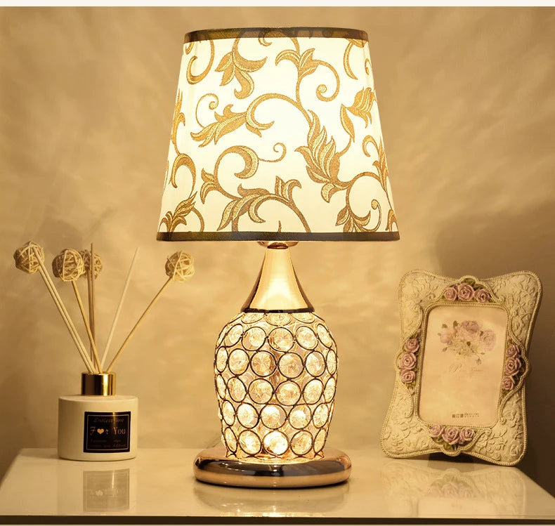 Crystal Base Table Lamp
