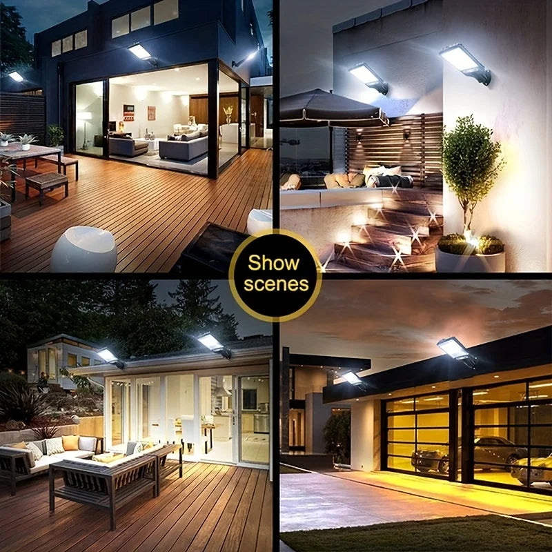 Solar Sensor Street Lamp with Remote