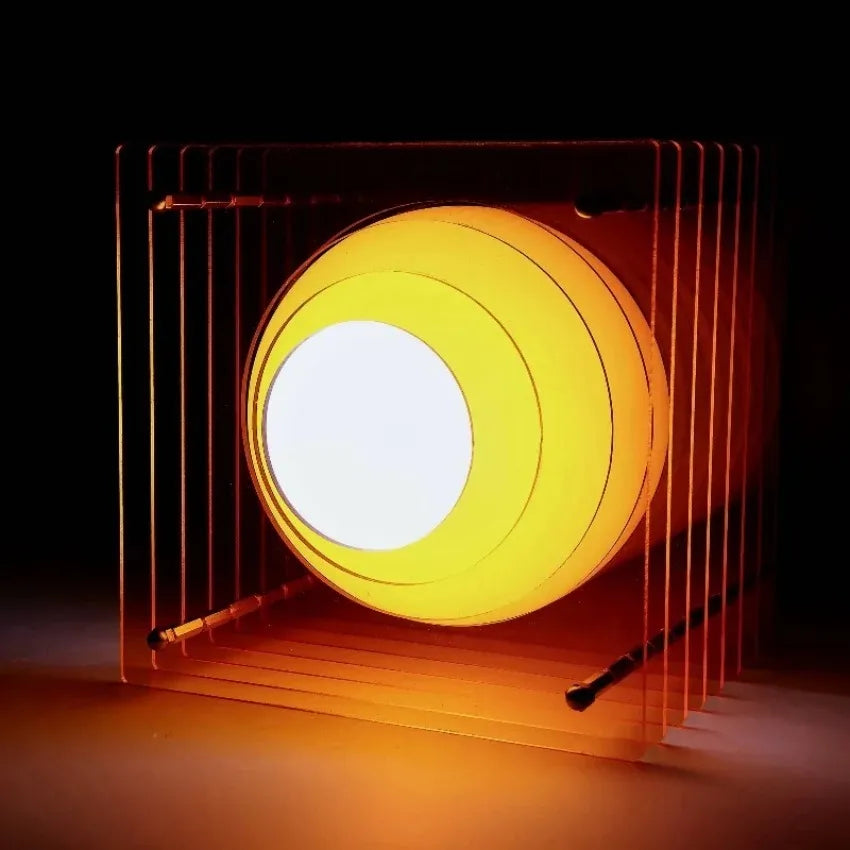 Acrylic Layered Moon Lamp