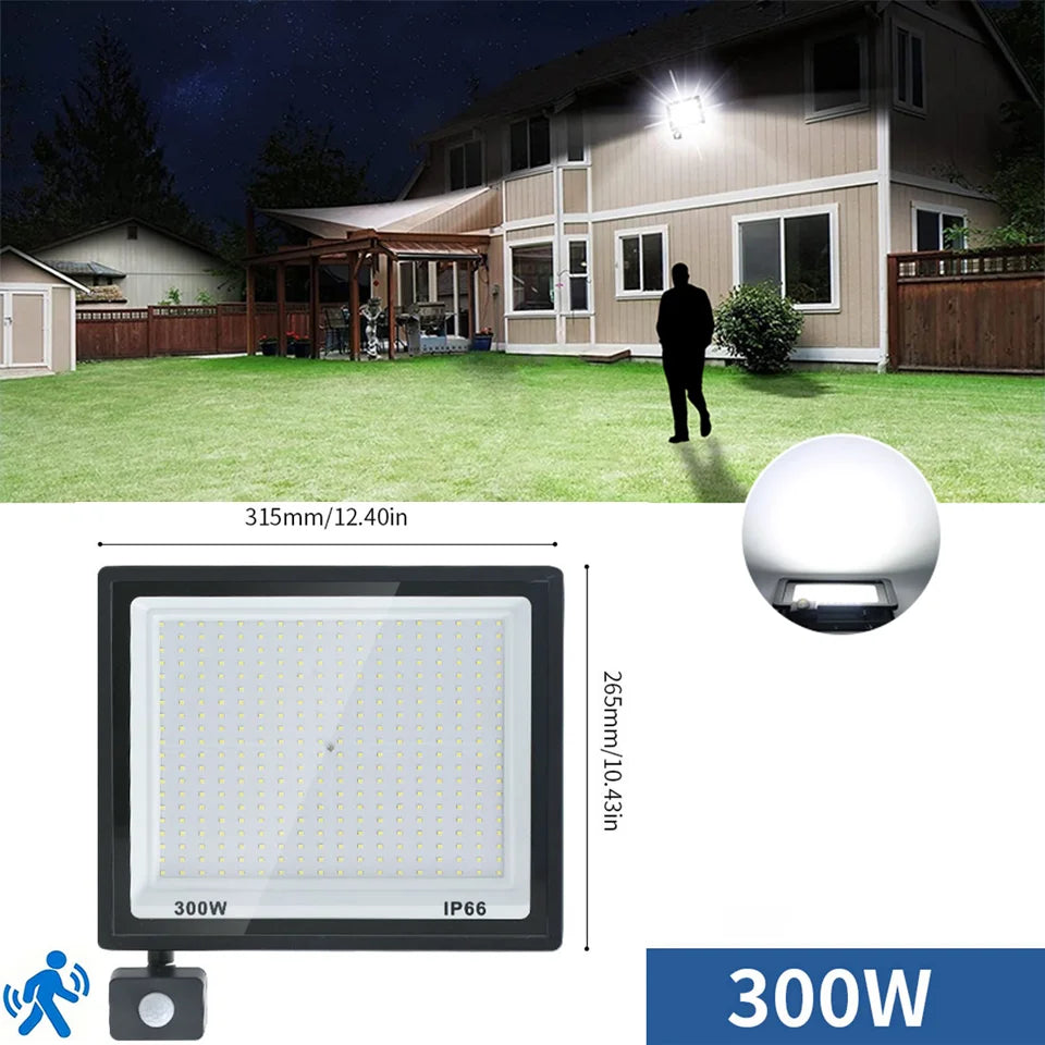 LED Motion Sensor Floodlight for Outdoor Use